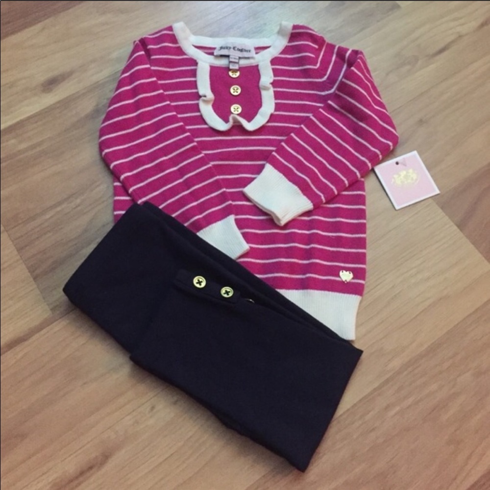 Juicy couture sweater set baby 12-18 months NWT